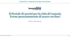 Desktop Screenshot of lameziaweb.biz